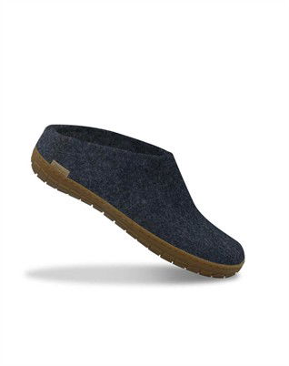 Tøffel - Denim - Honey Naturgummisål